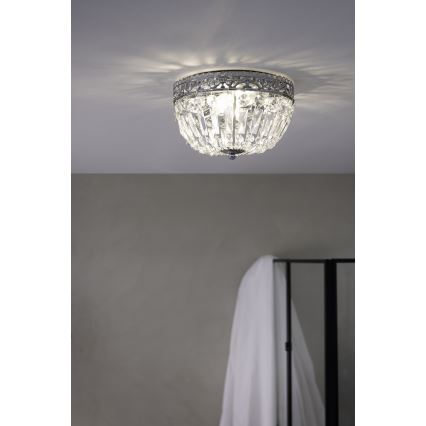 Markslöjd 108599 - Lampa sufitowa ETIENNE 2xE14/40W/230V chrom błyszczący