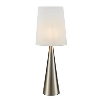 Markslöjd 108624 - Lampa stołowa CONUS 1xE14/40W/230V białe/matowy chrom