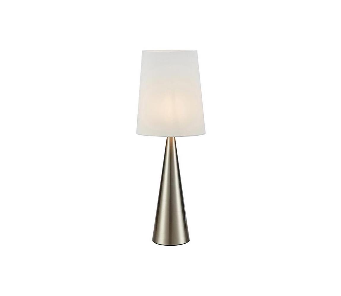 Markslöjd 108624 - Lampa stołowa CONUS 1xE14/40W/230V białe/matowy chrom