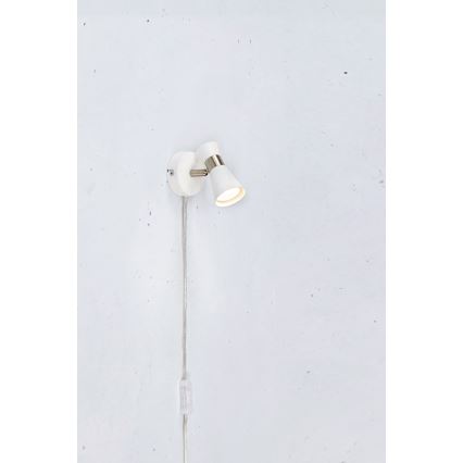 Markslöjd 108627- Kinkiet punktowy FOLIE 1xGU10/7W/230V białe/matowy chrom
