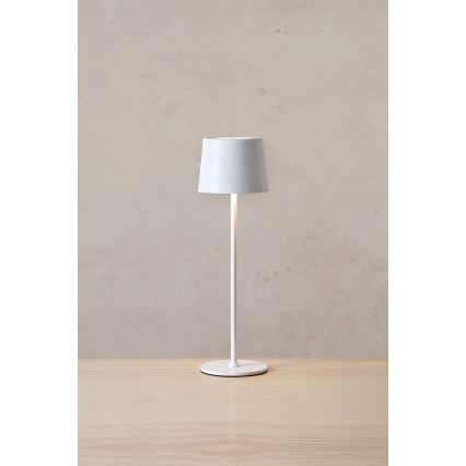 Markslöjd 108654 - LED Ściemnialna lampa akumulatorowa FIORE LED/2W/5V IP44 38 cm biała