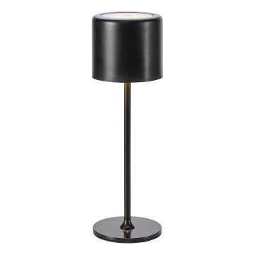 Markslöjd 108657 - LED Ściemnialna akumulatorowa lampa stołowa FILO LED/2W/5V IP44 30 cm czarna