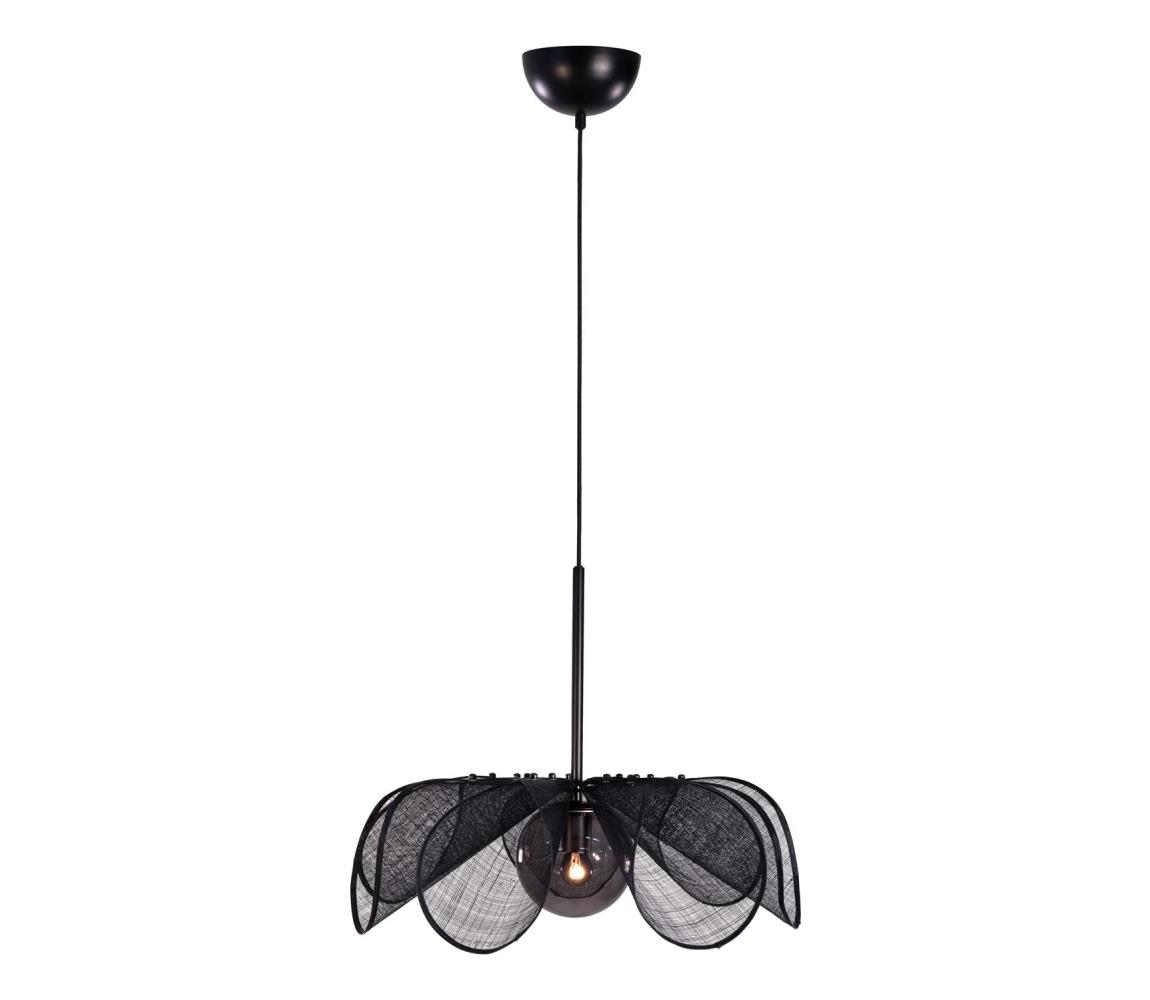 Markslöjd 108660 - Żyrandol na lince STYRKA 1xE27/40W/230V śr. 63 cm czarny