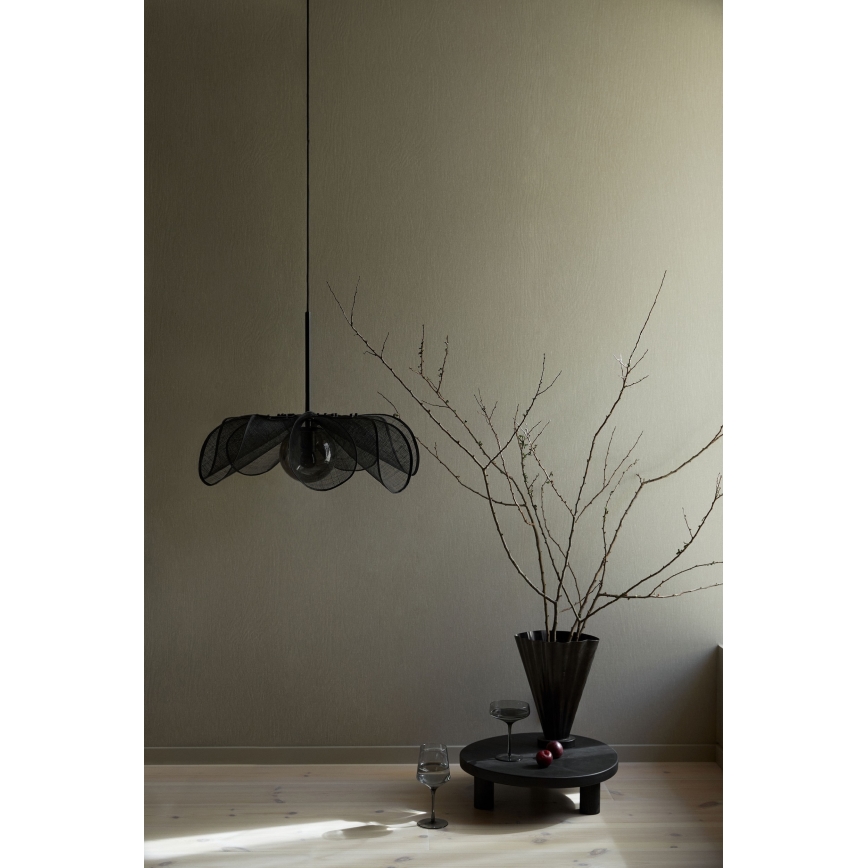 Markslöjd 108660 - Żyrandol na lince STYRKA 1xE27/40W/230V śr. 63 cm czarny