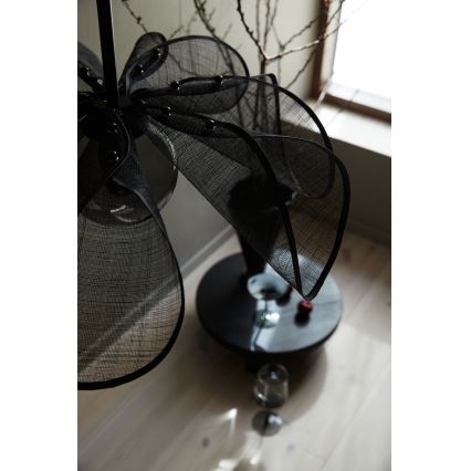 Markslöjd 108660 - Żyrandol na lince STYRKA 1xE27/40W/230V śr. 63 cm czarny