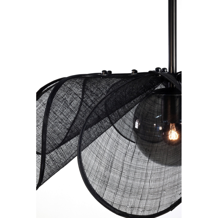 Markslöjd 108660 - Żyrandol na lince STYRKA 1xE27/40W/230V śr. 63 cm czarny