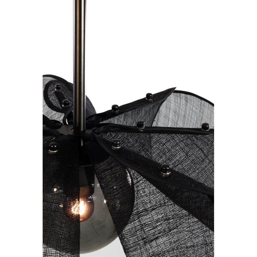 Markslöjd 108660 - Żyrandol na lince STYRKA 1xE27/40W/230V śr. 63 cm czarny