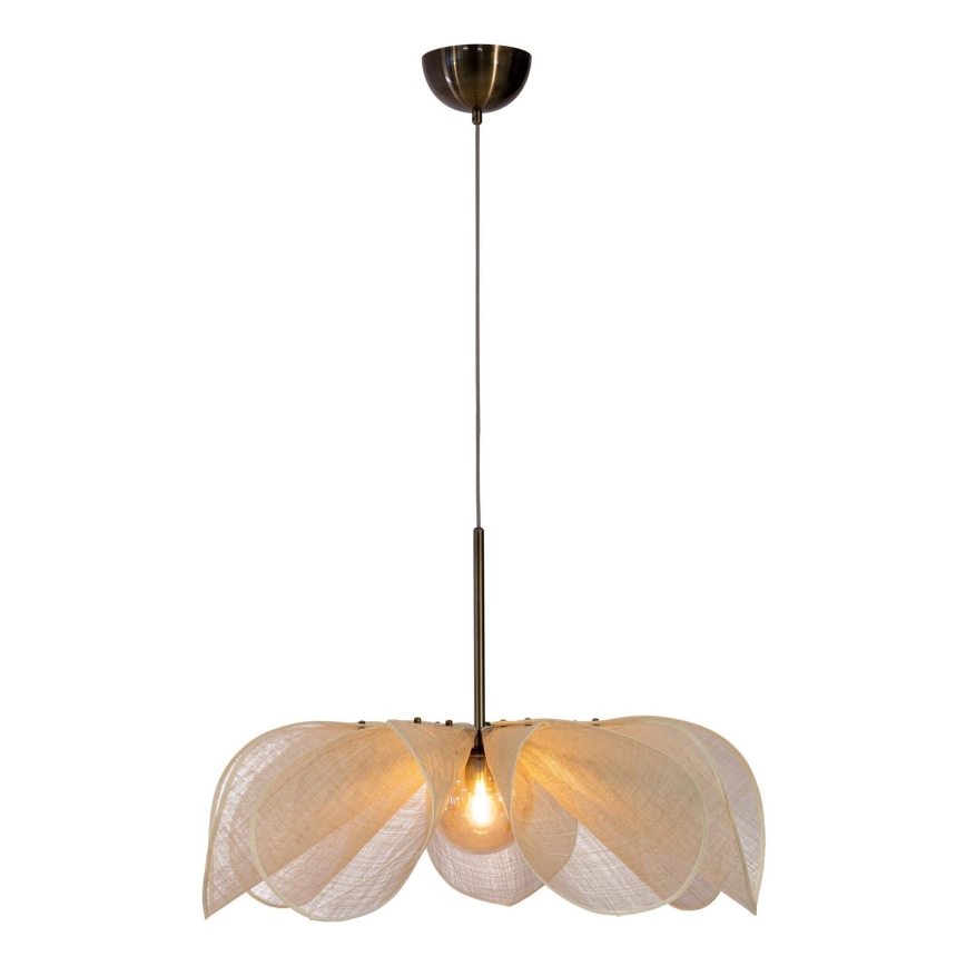 Markslöjd 108661 - Żyrandol na lince STYRKA 1xE27/40W/230V śr. 75 cm beżowy