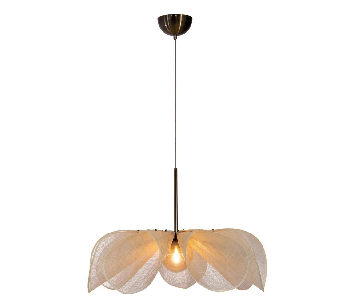 Markslöjd 108661 - Żyrandol na lince STYRKA 1xE27/40W/230V śr. 75 cm beżowy