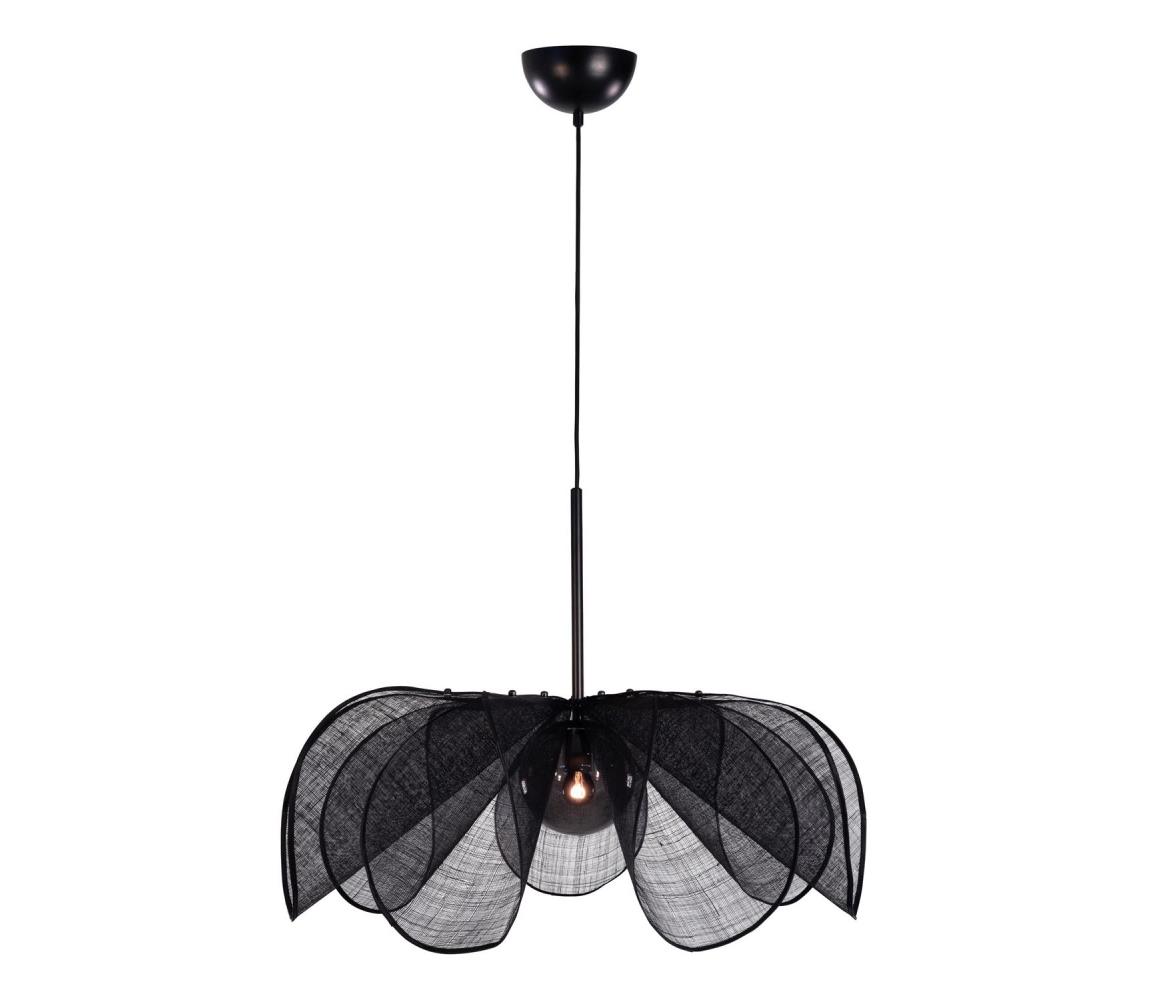 Markslöjd 108662 - Żyrandol na lince STYRKA 1xE27/40W/230V śr. 75 cm czarny