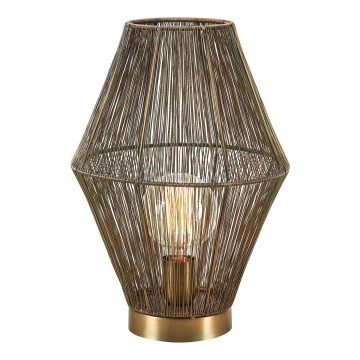Markslöjd 108665 - Lampa stołowa CASA 1xE27/40W/230V mosiądz