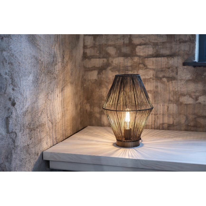 Markslöjd 108665 - Lampa stołowa CASA 1xE27/40W/230V mosiądz