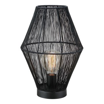 Markslöjd 108666 - Lampa stołowa CASA 1xE27/40W/230V czarna