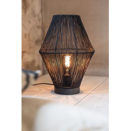 Markslöjd 108666 - Lampa stołowa CASA 1xE27/40W/230V czarna