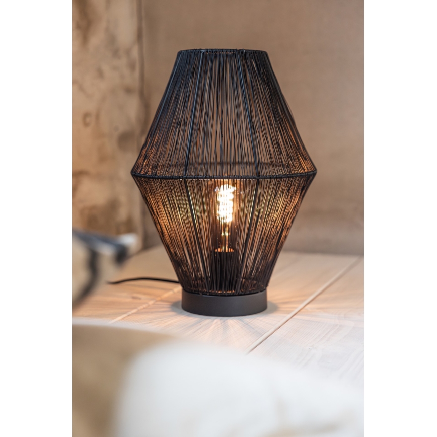 Markslöjd 108666 - Lampa stołowa CASA 1xE27/40W/230V czarna
