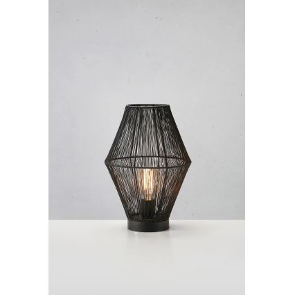 Markslöjd 108666 - Lampa stołowa CASA 1xE27/40W/230V czarna