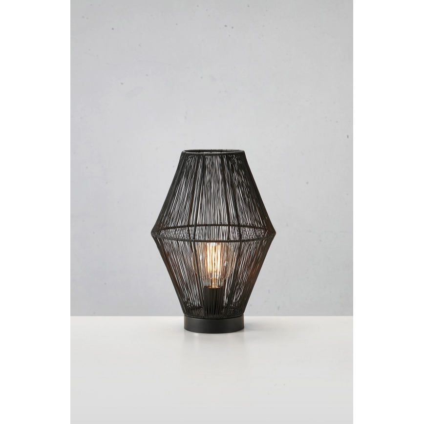 Markslöjd 108666 - Lampa stołowa CASA 1xE27/40W/230V czarna