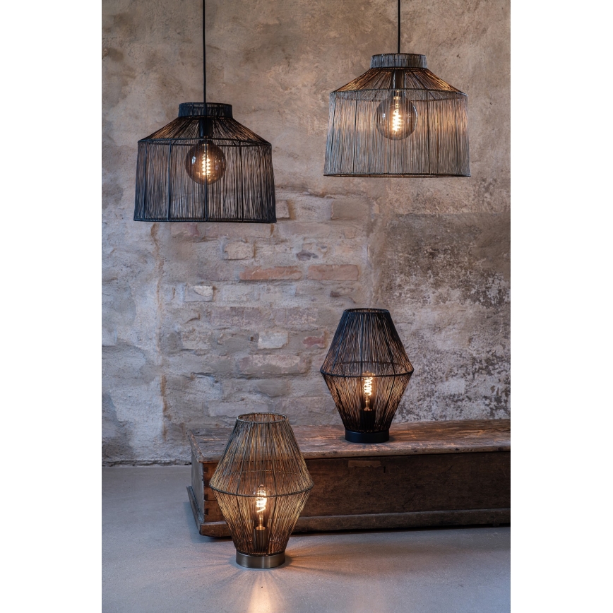 Markslöjd 108666 - Lampa stołowa CASA 1xE27/40W/230V czarna