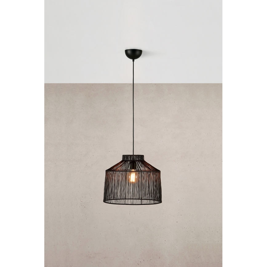 Markslöjd 108668 - Żyrandol na lince CAPANNA 1xE27/40W/230V czarny