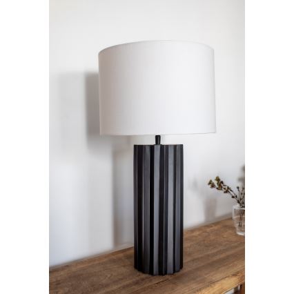 Markslöjd 108670 - Lampa stołowa HASHIRA 1xE27/40W/230V biała/czarna