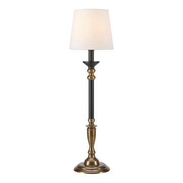 Markslöjd 108679 - Lampa stołowa GENT 1xE27/40W/230V mosiądz/czarne/białe