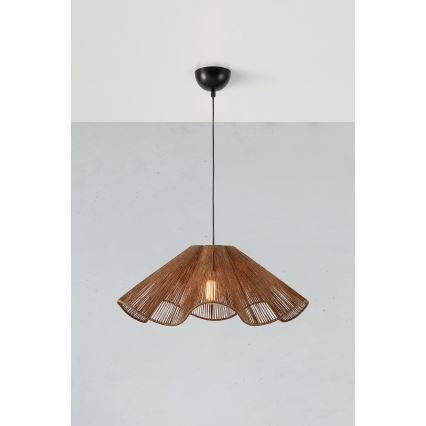 Markslöjd 108681 - Żyrandol na lince NAMI 1xE27/40W/230V brązowy