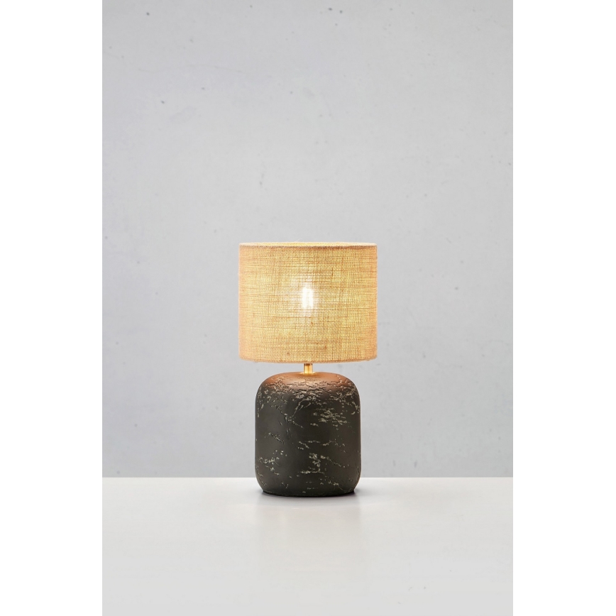 Markslöjd 108684 - Lampa stołowa MONTAGNA 1xE14/40W/230V 45 cm beżowa/czarna
