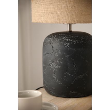 Markslöjd 108684 - Lampa stołowa MONTAGNA 1xE14/40W/230V 45 cm beżowa/czarna