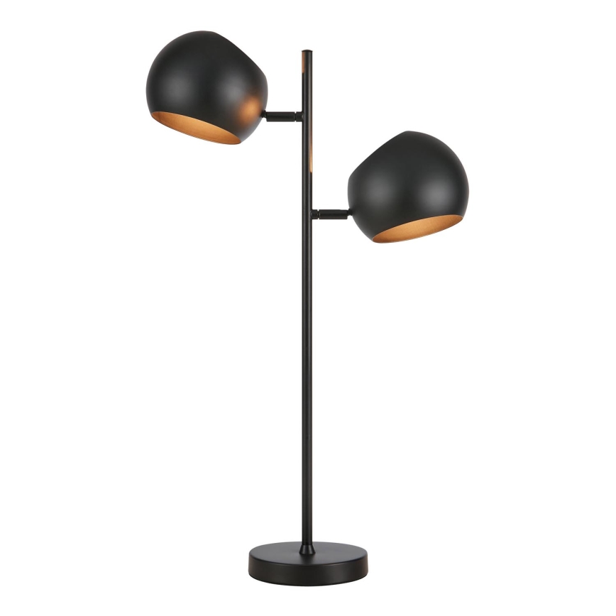 Markslöjd 108691 - Lampa stołowa EDGAR 2xE14/40W/230V czarna
