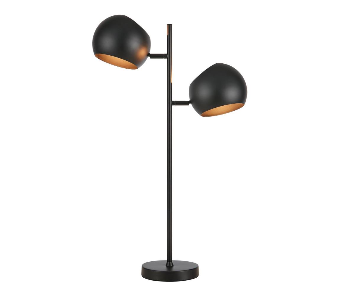 Markslöjd 108691 - Lampa stołowa EDGAR 2xE14/40W/230V czarna