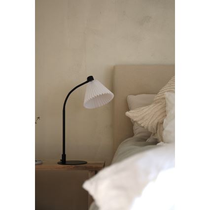 Markslöjd 108697 - Lampa stołowa MIRA 1xE14/40W/230V czarna/biała