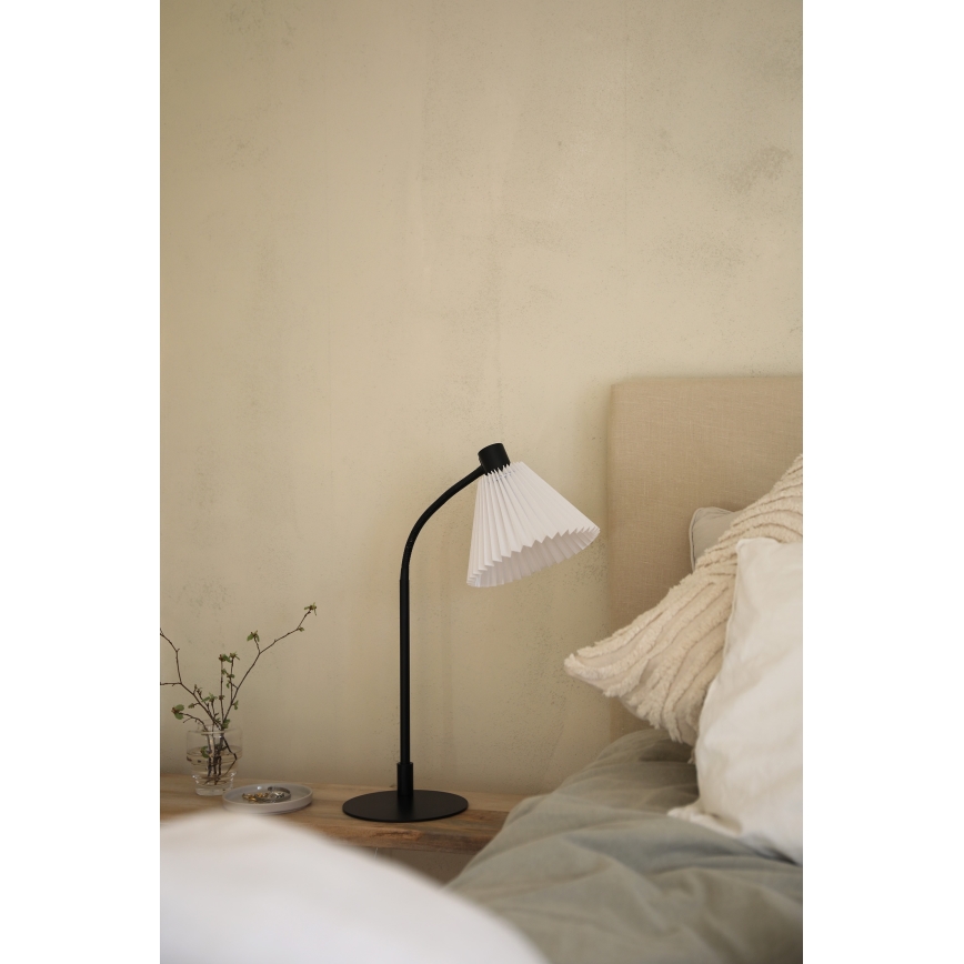 Markslöjd 108697 - Lampa stołowa MIRA 1xE14/40W/230V czarna/biała