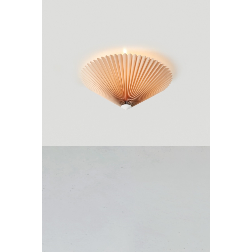 Markslöjd 108705 - Lampa sufitowa PLISADO 3xE14/40W/230V śr. 50 cm beżowa