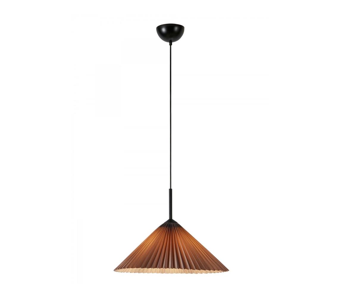Markslöjd 108709 - Żyrandol na lince PLISADO 1xE27/40W/230V śr. 50 cm szary