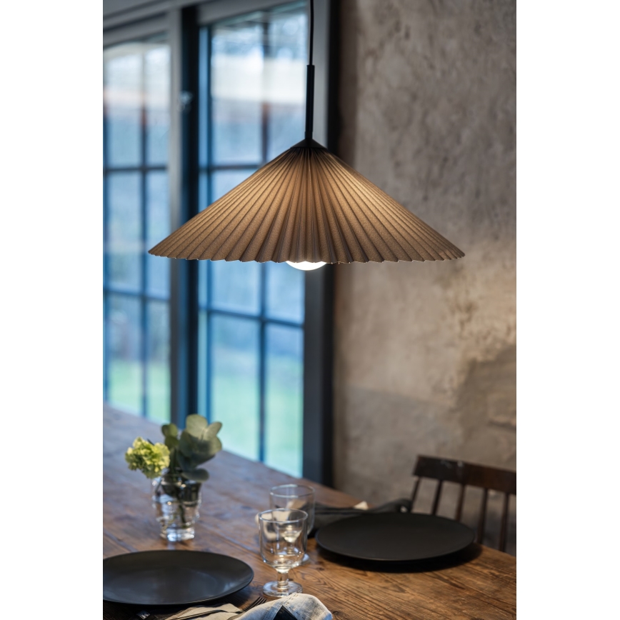 Markslöjd 108709 - Żyrandol na lince PLISADO 1xE27/40W/230V śr. 50 cm szary