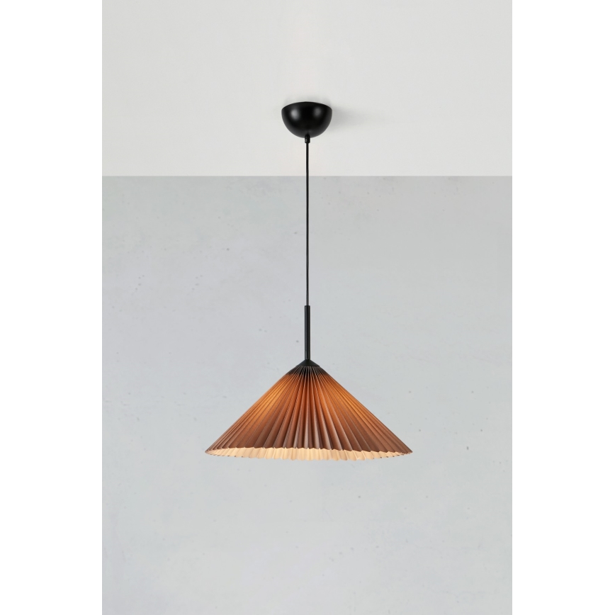 Markslöjd 108709 - Żyrandol na lince PLISADO 1xE27/40W/230V śr. 50 cm szary