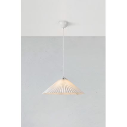 Markslöjd 108711 - Żyrandol na lince PLISADO 1xE27/40W/230V śr. 50 cm biały