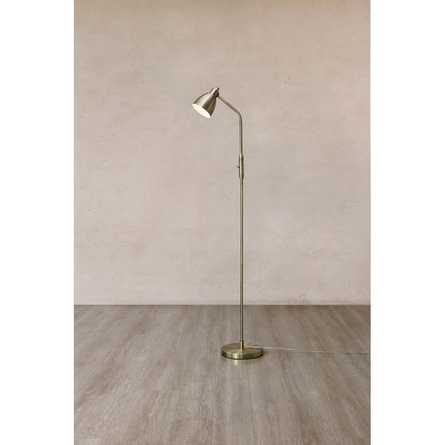 Markslöjd 108715 - Lampa podłogowa STORY 1xE14/40W/230V mosiądz