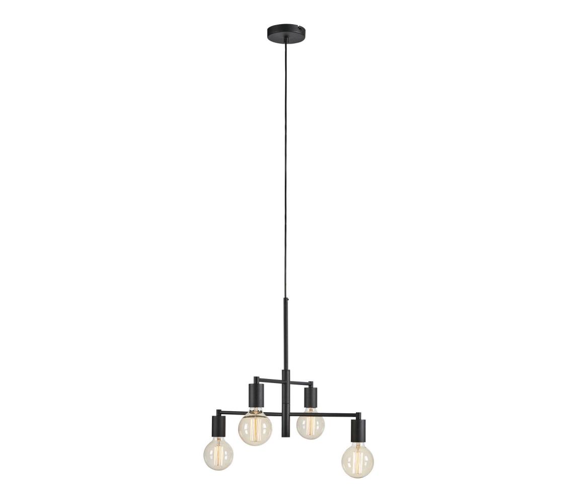 Markslöjd 108716 - Żyrandol na lince CIELO 4xE27/40W/230V czarny