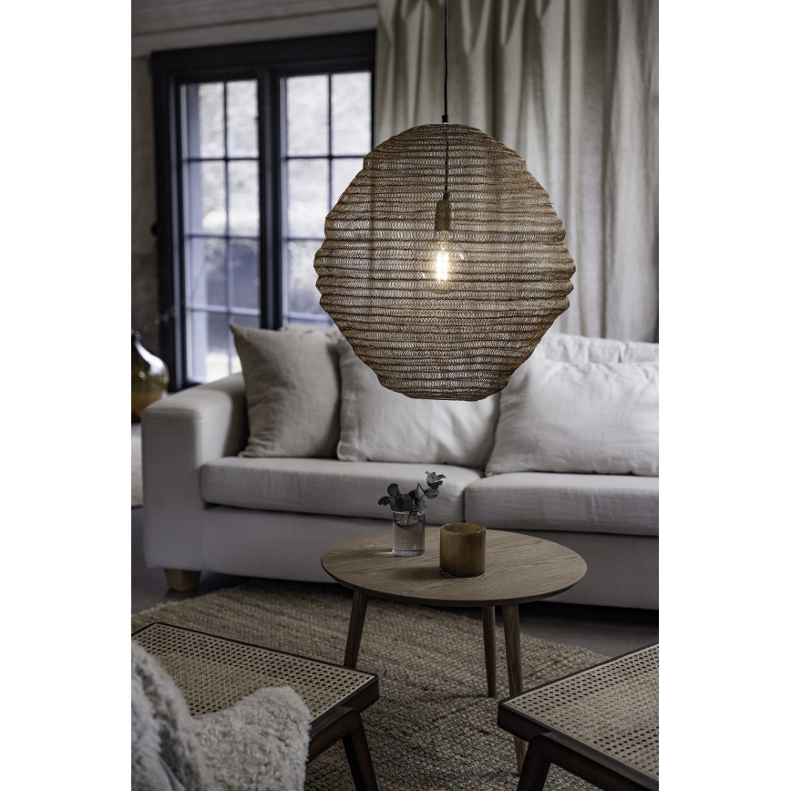 Markslöjd 108773 - Żyrandol na lince TAZZA 1xE27/40W/230V złoty