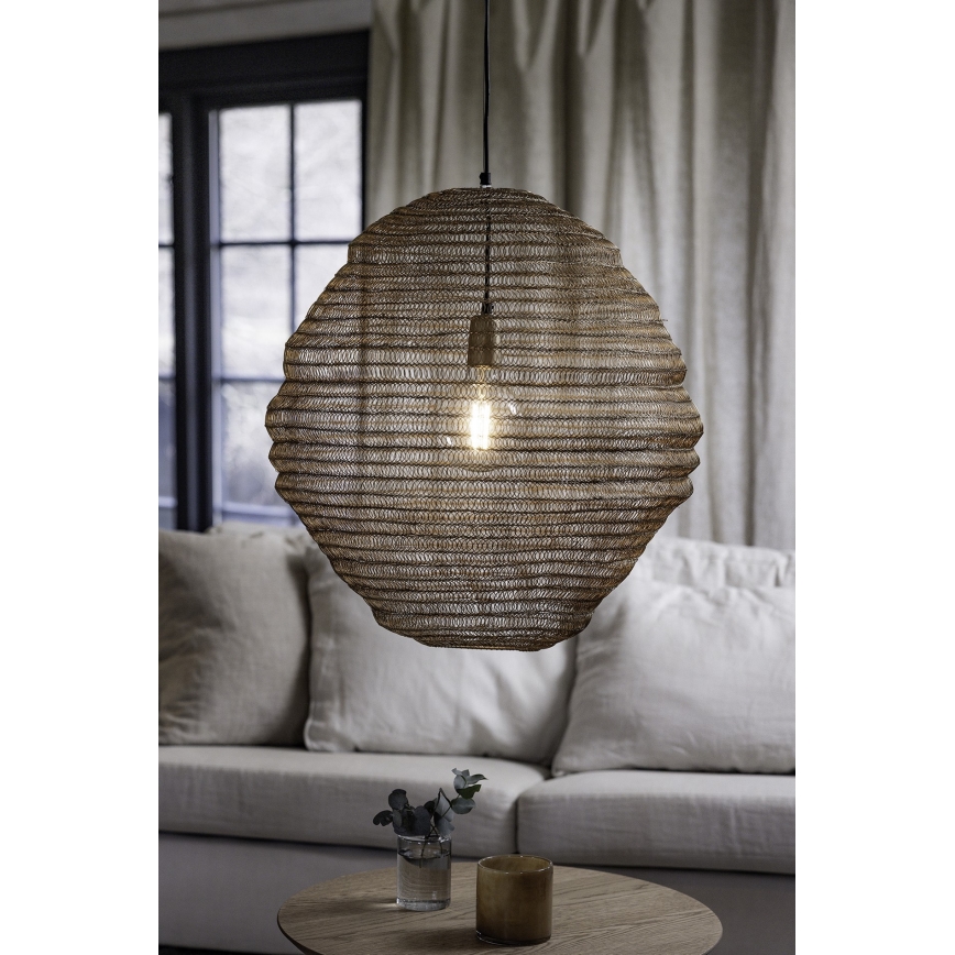 Markslöjd 108773 - Żyrandol na lince TAZZA 1xE27/40W/230V złoty