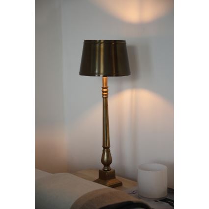 Markslöjd 108774 - Lampa stołowa METALLO 1xE27/40W/230V złota