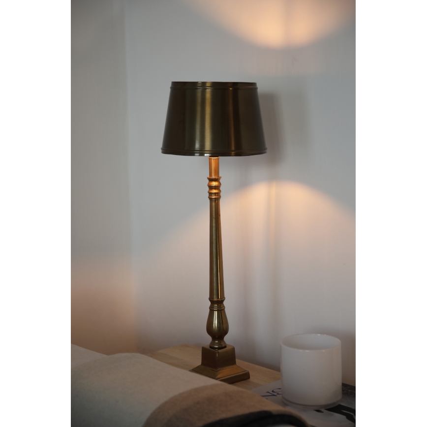 Markslöjd 108774 - Lampa stołowa METALLO 1xE27/40W/230V złota