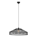 Markslöjd 108782 - Żyrandol na lince TAPA 1xE27/40W/230V czarny/bambus