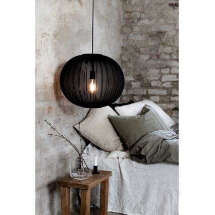 Markslöjd 108791 - Żyrandol na lince FORENCE 1xE27/40W/230V śr. 50 cm czarny