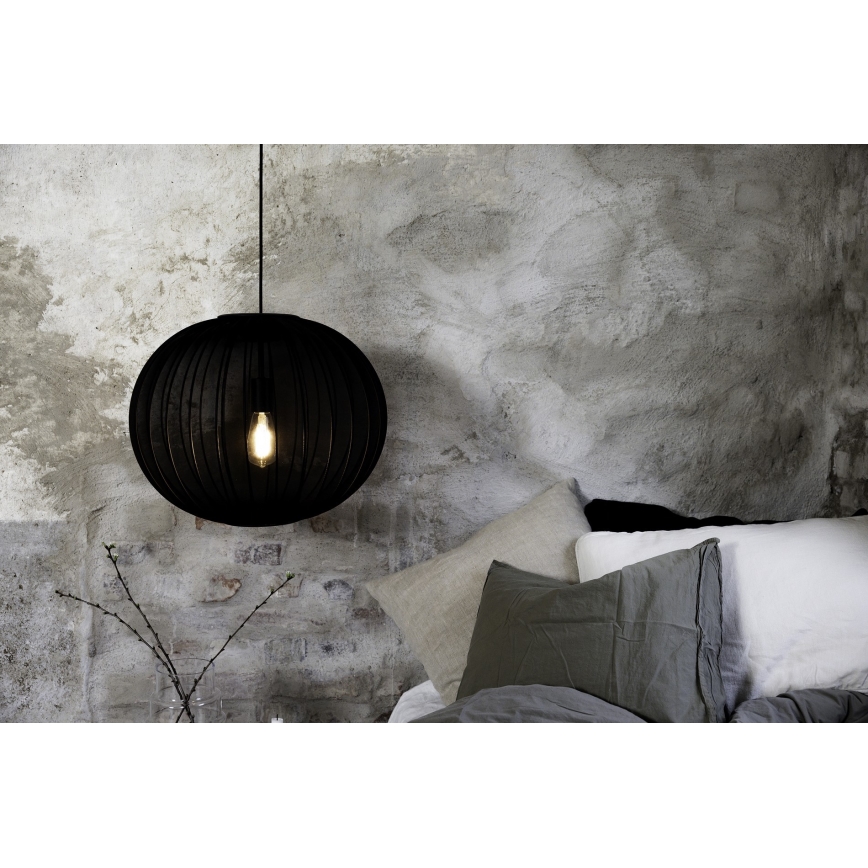 Markslöjd 108791 - Żyrandol na lince FORENCE 1xE27/40W/230V śr. 50 cm czarny