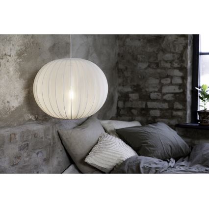 Markslöjd 108792 - Żyrandol na lince FORENCE 1xE27/40W/230V śr. 50 cm biały