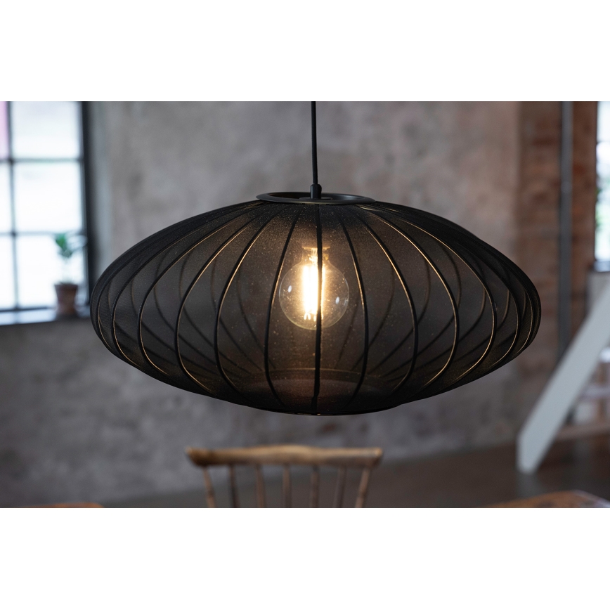 Markslöjd 108793 - Żyrandol na lince FORENCE 1xE27/40W/230V śr. 60 cm czarny