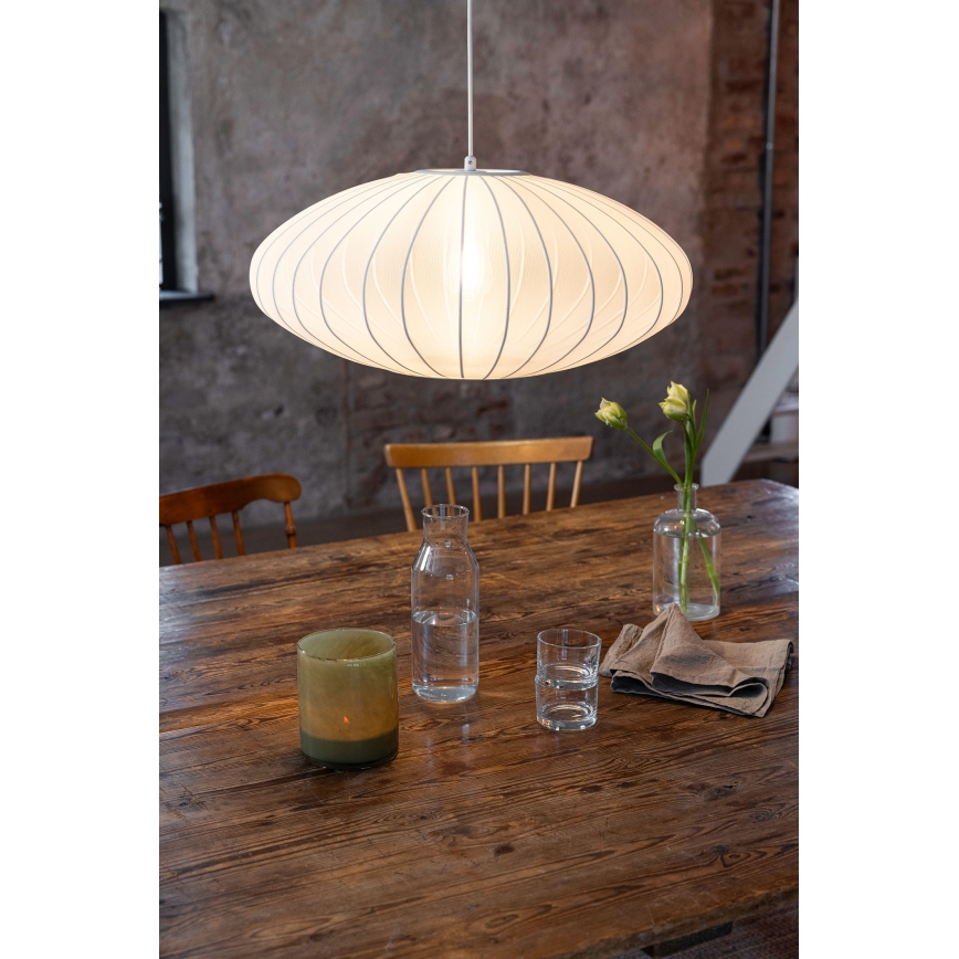 Markslöjd 108794 - Żyrandol na lince FORENCE 1xE27/40W/230V śr. 60 cm biały