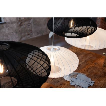 Markslöjd 108794 - Żyrandol na lince FORENCE 1xE27/40W/230V śr. 60 cm biały